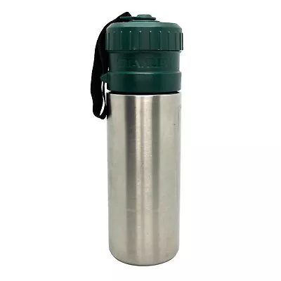 Stanley Stainless Steel Canteen Water Bottle Thermos Flask Tumbler Lid 24 Oz • $12.95