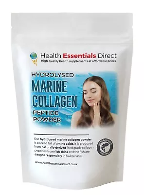 Hydrolysed Marine Collagen Powder - Switzerland - Hair - Skin - Nails - Joints • £6.99