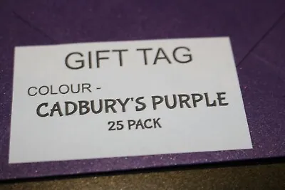 Luxury Quality Gift Tag Envelopes-Various Colours & Textures -  BRAND NEW- 25pck • £1.75