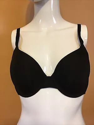 Natori  Minimal Demi Convertible Contour T-Shirt Bra 711229 Black 36C • $19.99