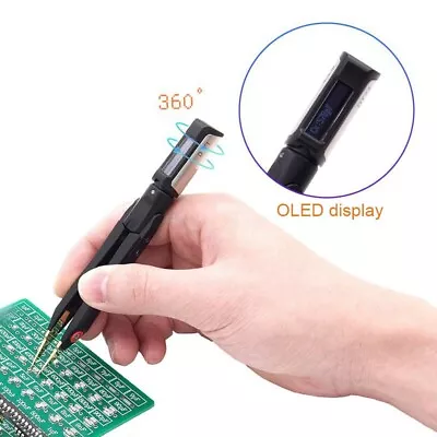 DT71 Mini Digital Tweezers Multimeter W/ OLED Dispaly For Component Test Pe66 • $79.89
