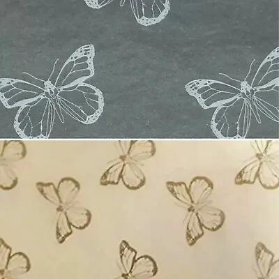 Butterfly Printed Tissue Paper Wrapping  High Quality 2 Colours Easter • £1.43