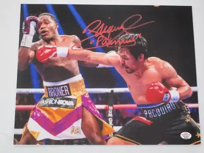 Manny Pacquiao Signed Autographed 8x10 Photo PAAS COA 390 • $70