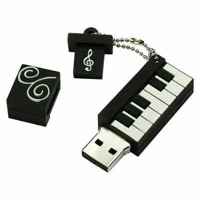 Usb Memory Stick 2.0 Flash Drive 64gb 32gb 16gb 8gb Novelty Piano Pen Drive Gift • £4.79