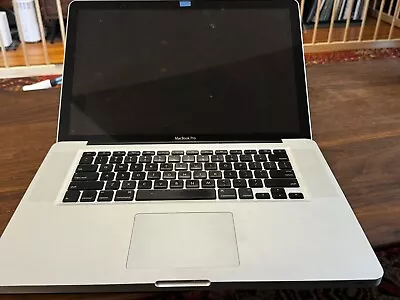 Apple MacBook Pro A1286 15  Laptop  (Mid-2010) (For Parts Only) • $55