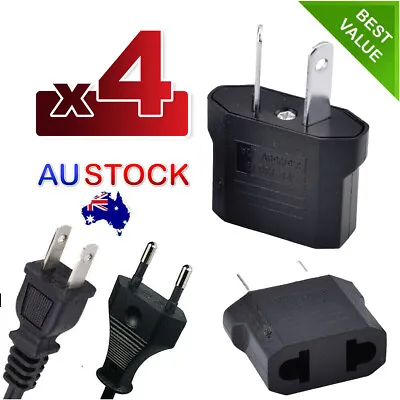 $5.98 • Buy X4 US To Australia Power Adapter AU Travel Converter USA EU JAPAN ASIA AC PLUG