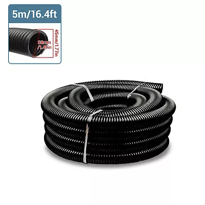 5M Black Universal Vacuum Cleaner Hose Extra Long Pipe Tube 38mm Inner Diameter • $46.99