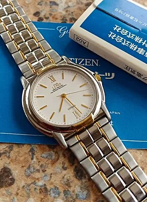 Citizen La Mer Quartz  November 1991 Dress Watch Noli Metuere • $88