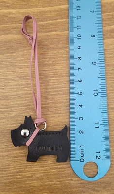 £7 • Buy Black Leather Radley Dog Charm
