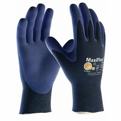 Quality Nitrile Foam Safety Gloves ATG 34-274 Maxiflex Elite Size Choice • £8.94