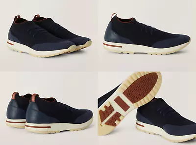Loro Piana 360 Flexy Walk Leather-Trimmed Wish Wool Sneakers Trainers Shoes Shoe • $1028.76
