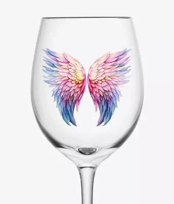 £4.99 • Buy X9 Beautiful Angel Wings -Vinyl Decal Sticker -Mugs/Gifts/Wall/Wine Glass- 00801