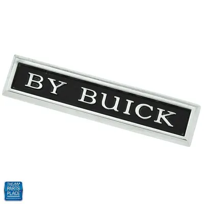 1970-1972 Skylark GS  By Buick  Trunk Lid Emblem Black Rectangle • $39.99