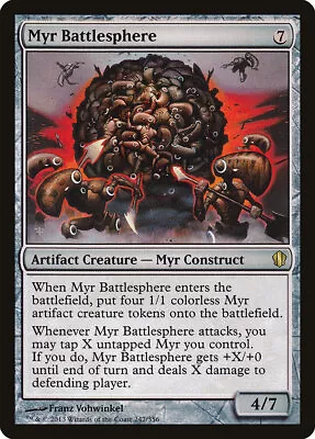 Played Myr Battlesphere 247 Commander 2013 C13 MTG • $1.99