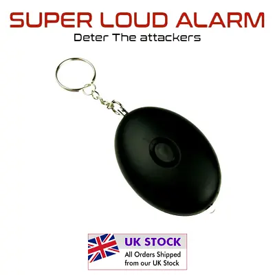 Police Approved Loud Alarm Personal Panic Rape Attack Safety Security Alarm  • £5.99