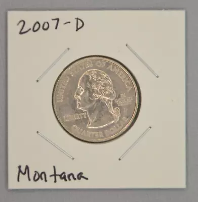 2007-D 25C Montana Quarter • $0.99