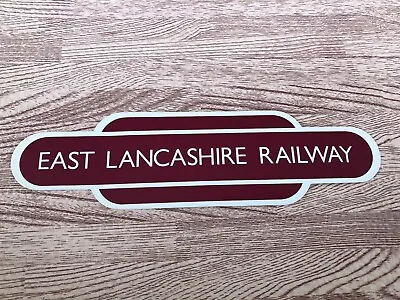 Railway / Train Totem Station Sign - East Lancashire Railway • £4.49