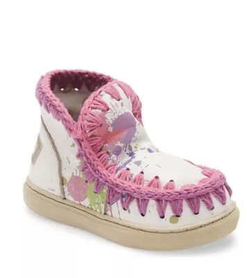 Mou Summer Eskimo Graffiti Sneaker Boot US Size 2 EU Size 33 New In Box • $159.99