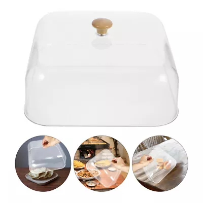 Clear Food Cover Acrylic Food Protective Cover Cake Display Dome Food Protector • £10.51