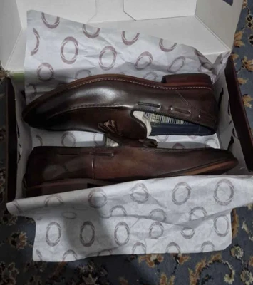 £55 • Buy Men's Leather Tassel Loafers - Size 11