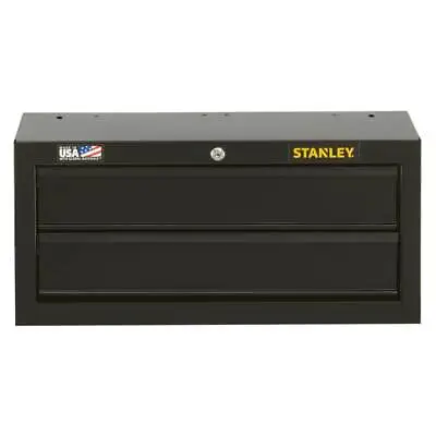 Stanley STST22621BK 26-Inch 1830 Cu/In. 2-Drawer Black Middle Storage Chest • $101.96