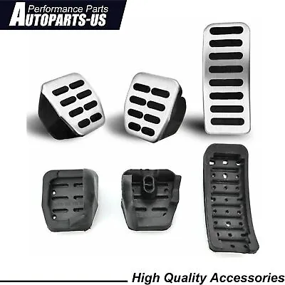 Car Clutch Gas Brake Foot Pedal Cover Fits VW Bora Golf MK3 MK4 Vento Lupo Polo • $15.39