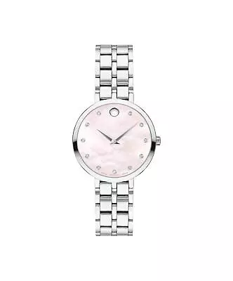 Movado Kora Stainless Steel Case Pink Dial Stainless Steel Bracelet Women 060... • $547.76