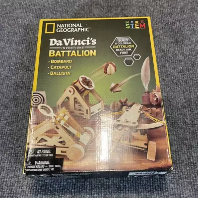 National Geographic Da Vinci's Inventions. Battalion Preowned Never Opened • $15.95