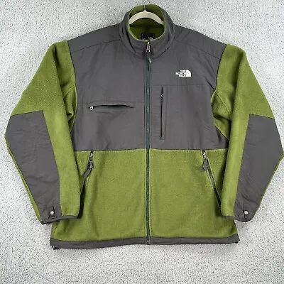 $36.99 • Buy The North Face Men's Green/Gray Polartec Denali Full Zip Jacket (XL) *SEE PICS