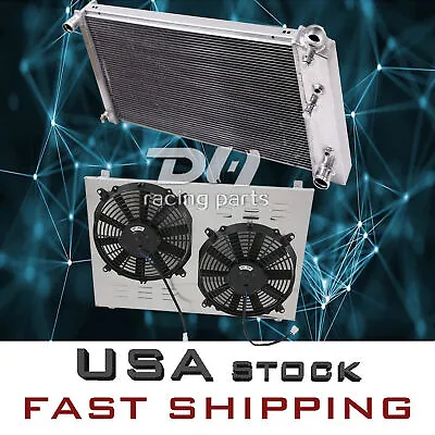 3Row Alu Radiator+Shroud+Fan For Chevy 70-81 Camaro/78-87 Monte Carlo G-Body GMC • $177