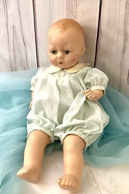 Vtg Horsman Tynie Baby Doll.1924 Repro.Replica.Sleep Eyes.Cute Collectible • $28