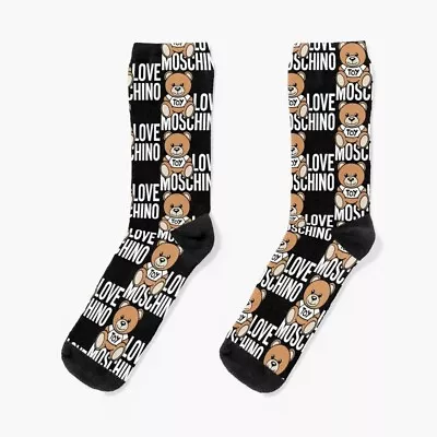 Teddy Bear  Styled Long Socks Moschino Socks • $22.73