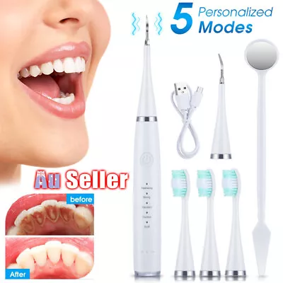 Electric Tooth Cleaner Ultrasonic Dental Scaler Tartar Plaque Calculus Remover • $19.96