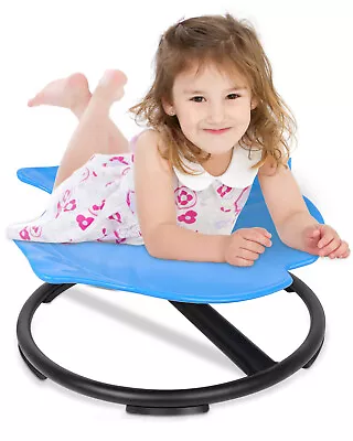 Blue Seat And Spin Chair Kids Sensory Products Wobble Chair For Age 2-10 Kids • $78.99