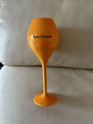 Veuve Clicquot Orange Acrylic Champagne Glass (140ml 20cm) • £4