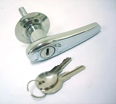 1928 1929 1930 1931 Ford Model A Chrome Die Cast Deck Lid Handle W/ Key • $1042.77