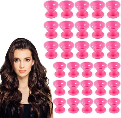 10X Self Grip Holding Curlers Hair Rollers Set Salon Hairdressing Tool For Women • £2.94