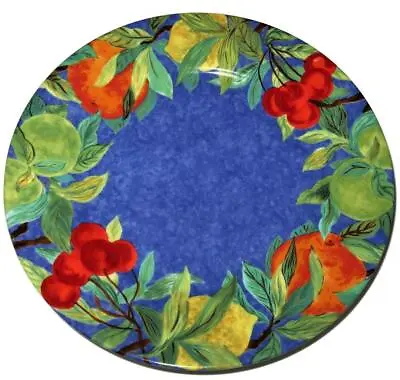 $107.99 • Buy Limoges Laure Japy  JARDIN BLEU Blue With Fruit & Flowers Dinner Plate, 10 