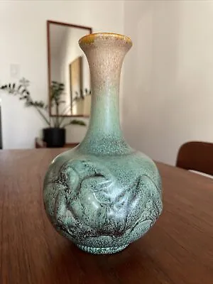 Michael Andersen & Sons Ceramic Vase Bornholm Ceramics Denmark Circa 1930s • $65