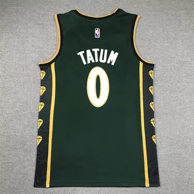 Jayson Tatum #0 Boston Celtics Green Men's Basketball Stitched S-2XL Jersey.. • $26.58