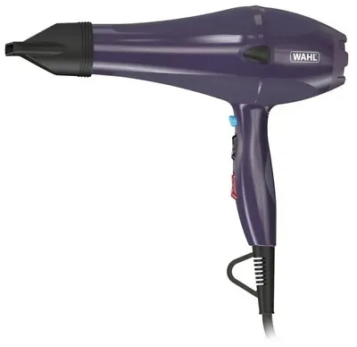 Wahl Hairdryer Purple Professional 2200W Ionic Style Hair Blow Drye Lightweight • £25.70