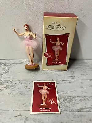 Vintage Hallmark Keepsake I Love Lucy Christmas Ornament Lucy The Ballet 2004 • $9.99