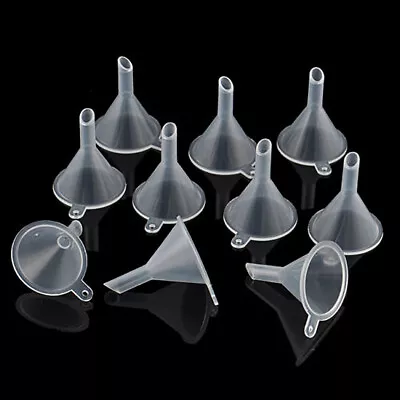 10Pcs Small Plastic Funnels For Perfume Diffuser Bottle Mini Liquid Oil Funnels  • $0.99