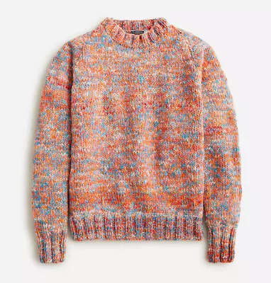 New Men's Xxl Chamula Handknit Merino Wool Sweater In Mixed Heather Candy Pastel • $389.99