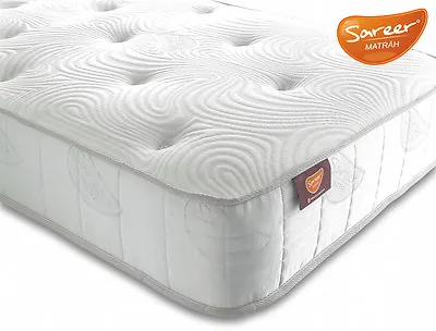 Latex Mattress With Pocket Sprung Base - All Sizes 3ft 4ft 4ft6 5ft 6ft • £224.99