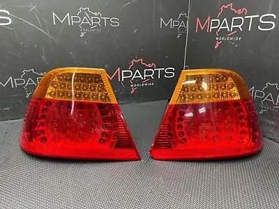Bmw Oem E46 03-06 Coupe Only Outer Tail Lights Led Tails Amber *chip • $315