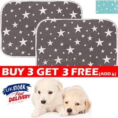 £10.49 • Buy Large Washable Pee Pads Mats Puppy Training Pad Toilet Wee Cat/Dog Pet Supplies_