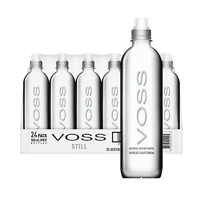 VOSS Premium Still Bottled Water - Pure Crisp & Refreshing - BPA Free PET Pla... • $47.05