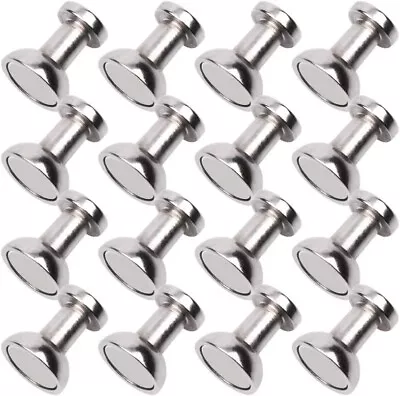 Magnetic Push Pins For Refrigerator Magnets 48pcs Brushed Nickel For Office W • $19.99