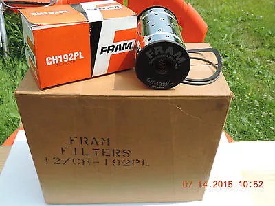 VINTAGE FRAM OIL FILTER ELEMENT - CANISTER TYPE - NIB 1987 - CHRYSLER C6 1930's • $19.95